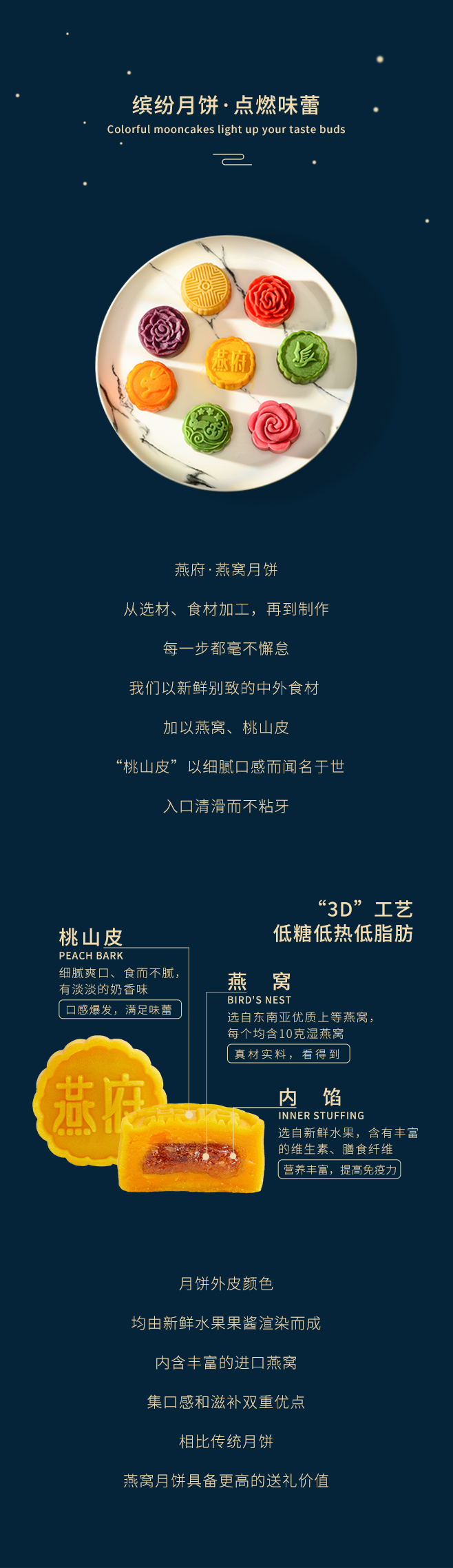 燕府燕窝月饼丨国潮燕窝月饼 中秋伴手好礼